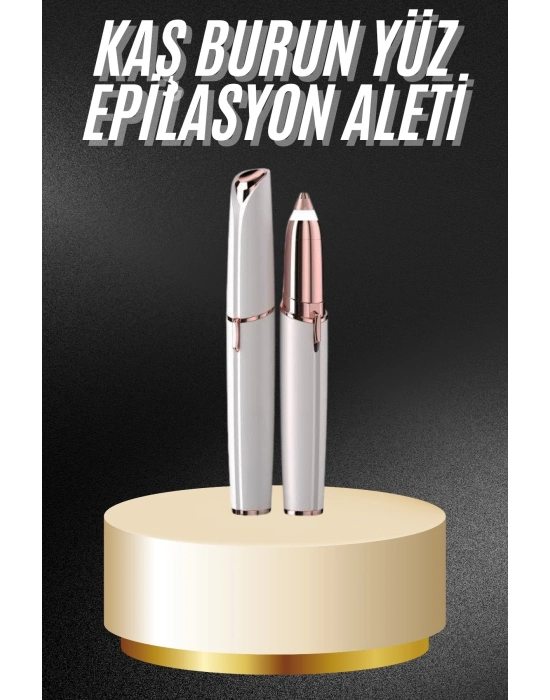 ® Unısex Şarjlı Kaş Bıyık Alma Epilatörü Hassas Ciltlere Özel Acısız