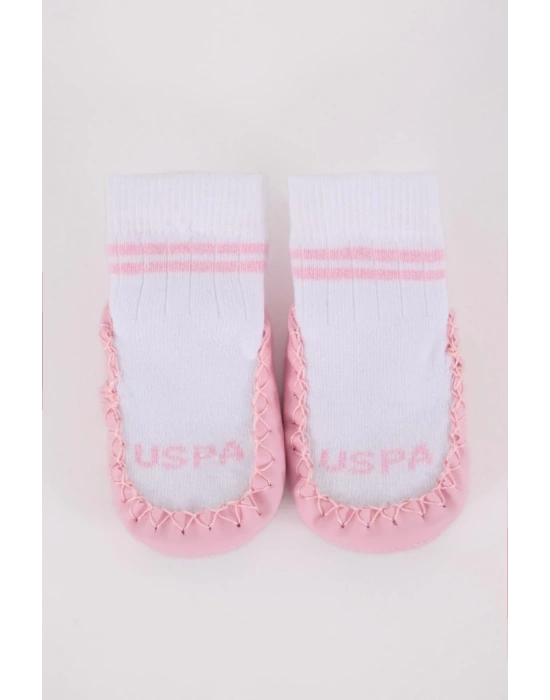 ®   n Çarık Çorap USB2800 Beyaz-Pembe
