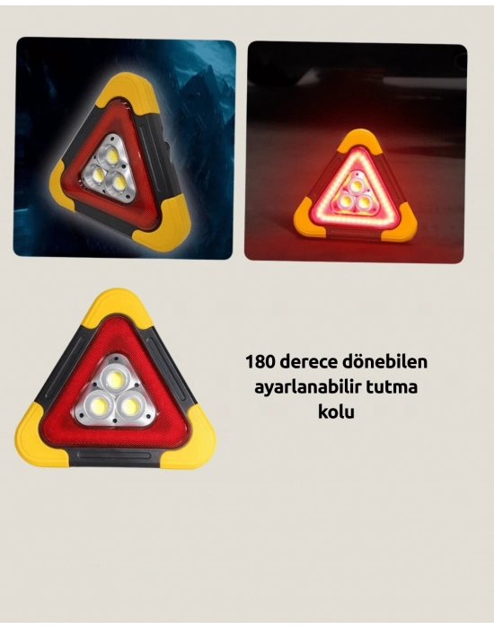 ® USB Şarjlı Çok Modlu Acil Durum Feneri