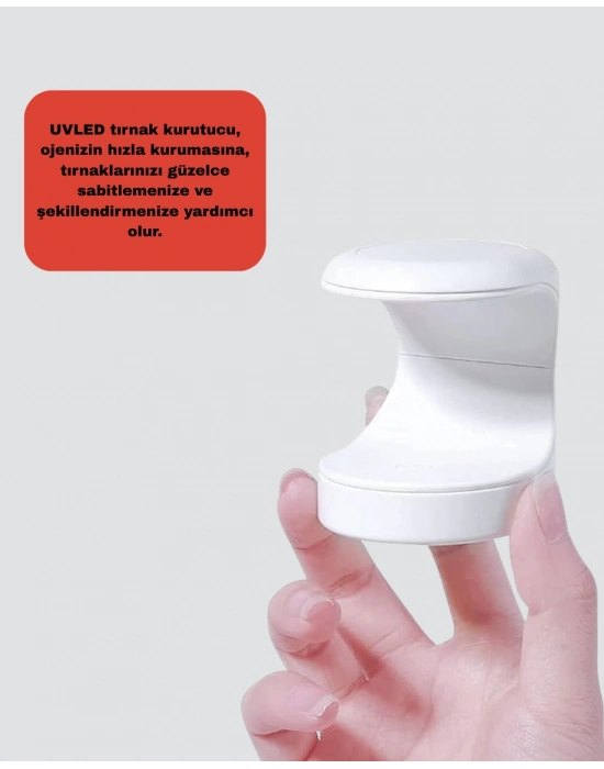 ® UV ve LED Jel Kurutmaya Uygun – Çift Dalga Boylu Mini Kurutucu