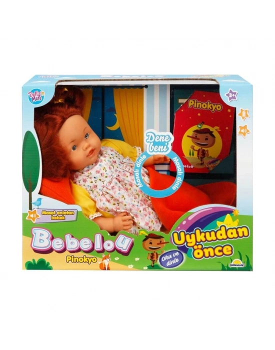 ® Uykudan Önce Bebeği Masal Anlatan Pinokyo 40 cm.