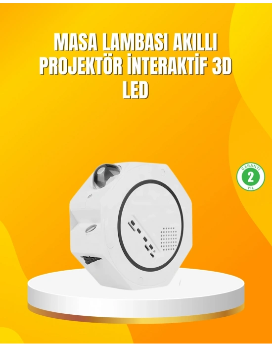 ® Uzaktan Kumandalı Zamanlayıcılı Galaksi Yıldız Projektörü