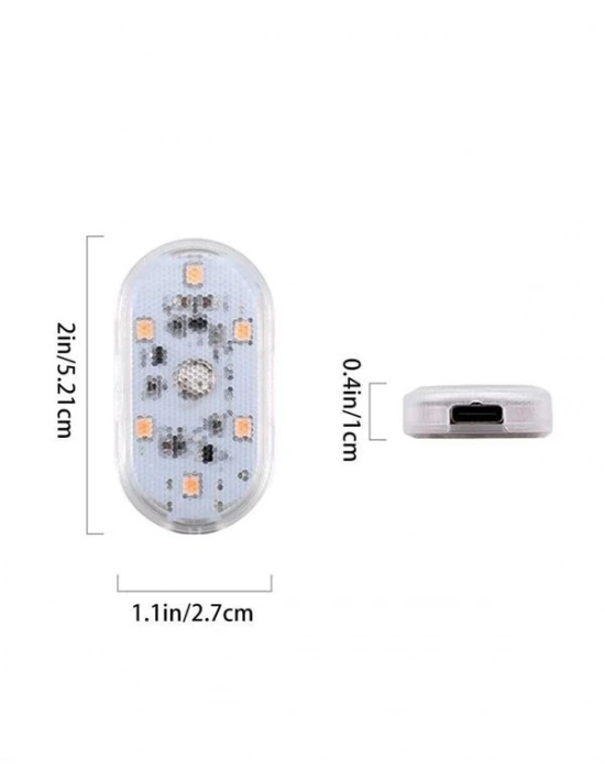 ® Uzun Ömürlü Lityum Bataryalı, Kompakt Araba İç Mekan LED Işıklar