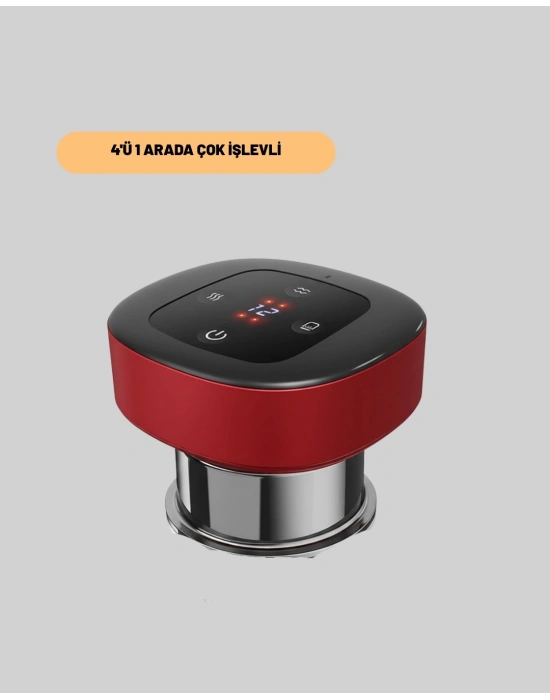 ® Vakumlu Masaj Aleti Çok Kademeli Emme Isıtmalı Ev Tipi Terapi