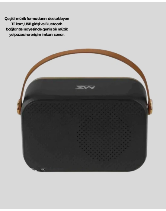 ® Vintage Bluetooth Radyo – TF Kart ve FM Destekli Taşınabilir Nostaljik Model