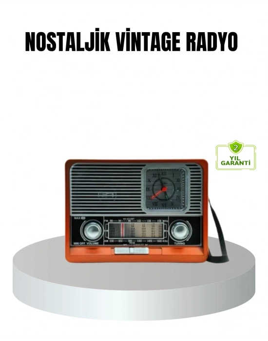 ® Vintage Radyo – Nostaljik Tasarım ve Modern Teknoloji Bir Arada