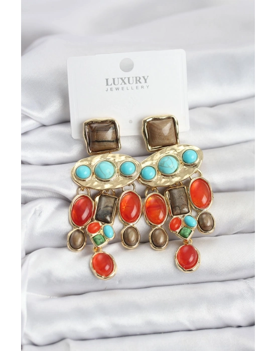 ® Vintage Sallantılı Kadın Küpe