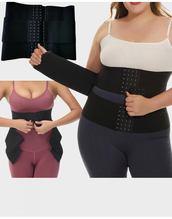 ® Vücut Şekillendirici Bel Sargısı Kaymaz Esnek Tasarım