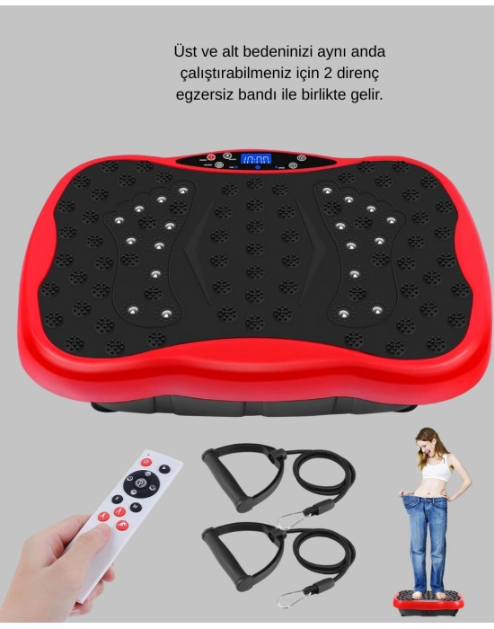 ® Vücut Sıkılaştırmaya Yardımcı Titreşimli Fitness Platformu