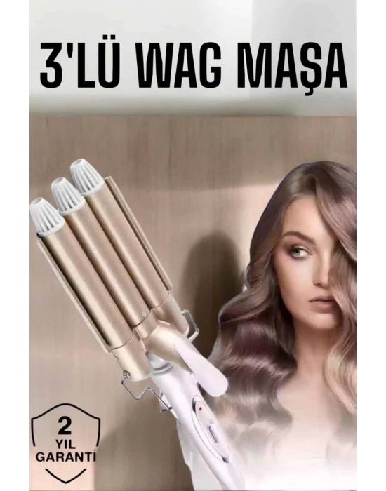 ® Wag Maşa Negatif İyon Teknolojili Isı Ayarlı Saç Maşası