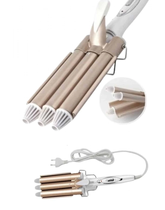 ® Wag Maşa Yeni Nesil Yüksek Isı Ayarlı Seramik Kaplama Saç Şekillendirici Doğal Bukle