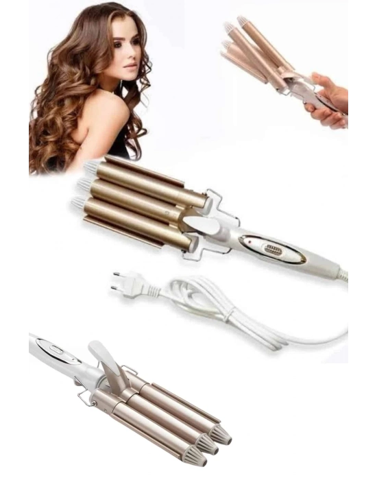 ® Wag Maşa Yeni Nesil Yüksek Isı Ayarlı Seramik Kaplama Saç Şekillendirici Doğal Bukle