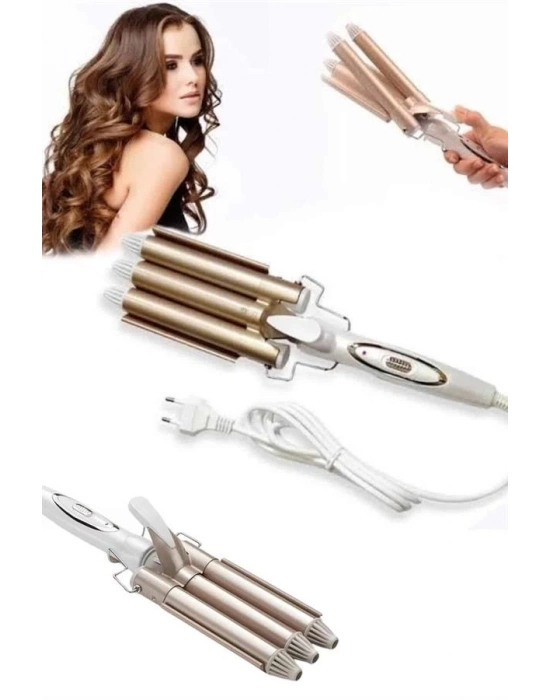 ® Wag Maşa Yeni Nesil Yüksek Isı Ayarlı Seramik Kaplama Saç Şekillendirici Doğal Bukle