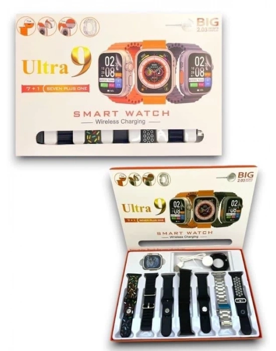 ® WATCH9 7 KORDONLU AKILLI SAAT