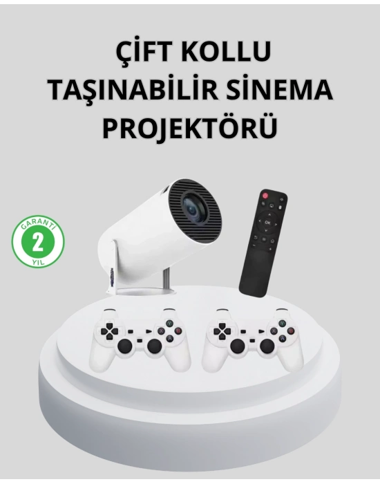 ® Wi-Fi 6 ve Bluetooth 5.0 Destekli 4K Akıllı Projeksiyon Cihazı