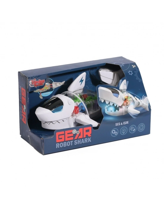 ® WK-S-2A Müzikli ve Işıklı Robot Köpek Balığı -Vardem