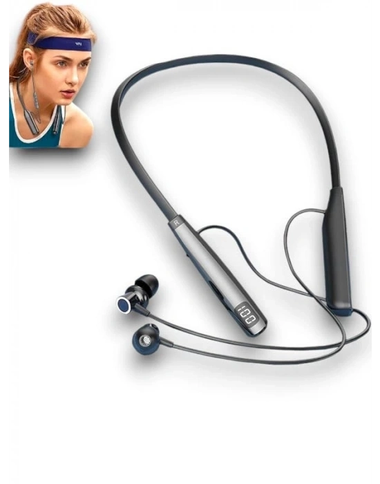 ® Y12 KABLOLU KULAKİÇİ SİLİKONLU BLUETOOTH KULAKLIK