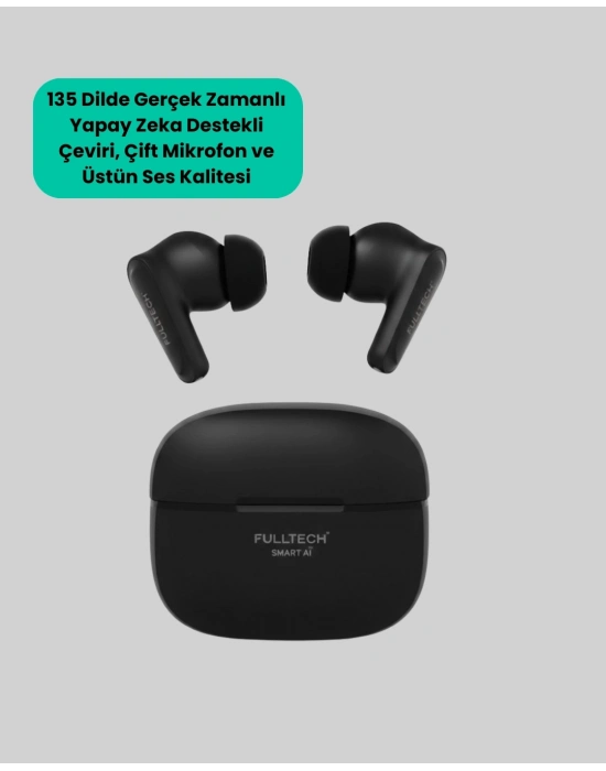 ® Yapay Zeka Destekli Bluetooth Kulaklık Anlık Çeviri ve Gürültü Engelleme