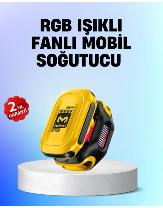 ® Yarı İletken Çipli RGB Işıklı Telefon Soğutucu