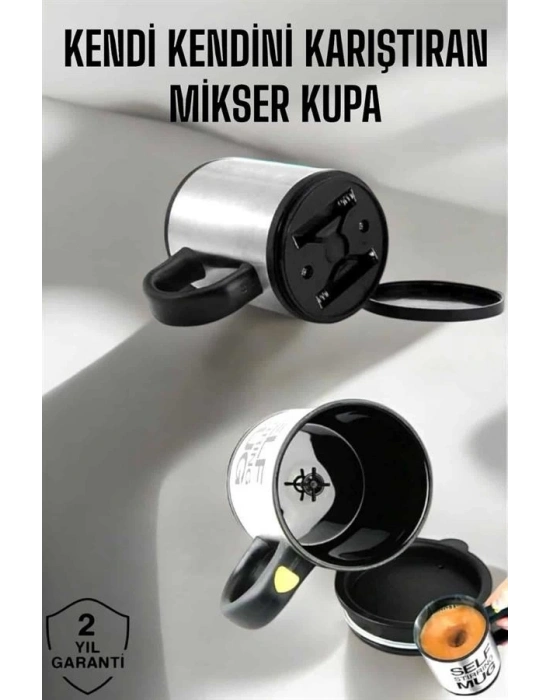 ® Yazılı Mug Kupa Karıştırıcı Özelliği Ve Paslanmaz Çelik