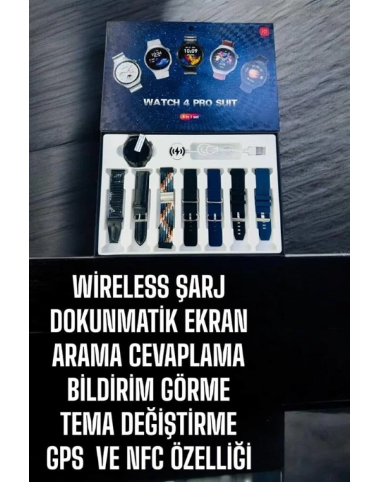 ® Yeni Model Akıllı Saat Bluetooth Bağlantılı NFC ve GPS Uyumlu
