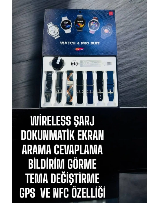 ® Yeni Model Akıllı Saat Bluetooth Bağlantılı NFC ve GPS Uyumlu