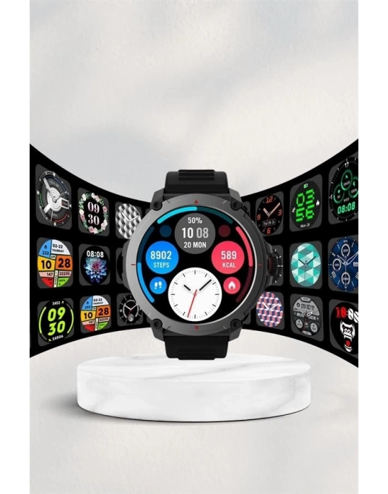 ® Yeni Model Akıllı Saat GPS Uyumlu Uyku ve Sağlık Takibi Sesli Görüşme