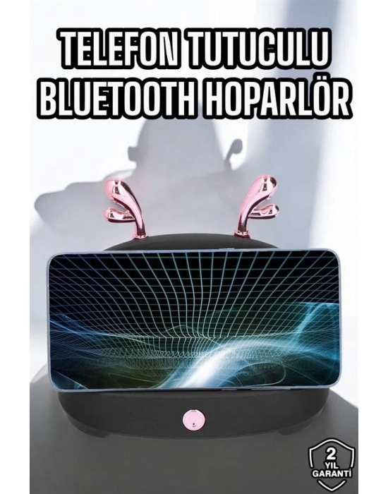 ® Yeni Nesil Akıllı Hoparlör Telefon Tutacağı Uzun Pil Ömrü Yüksek Ses Kaliteli