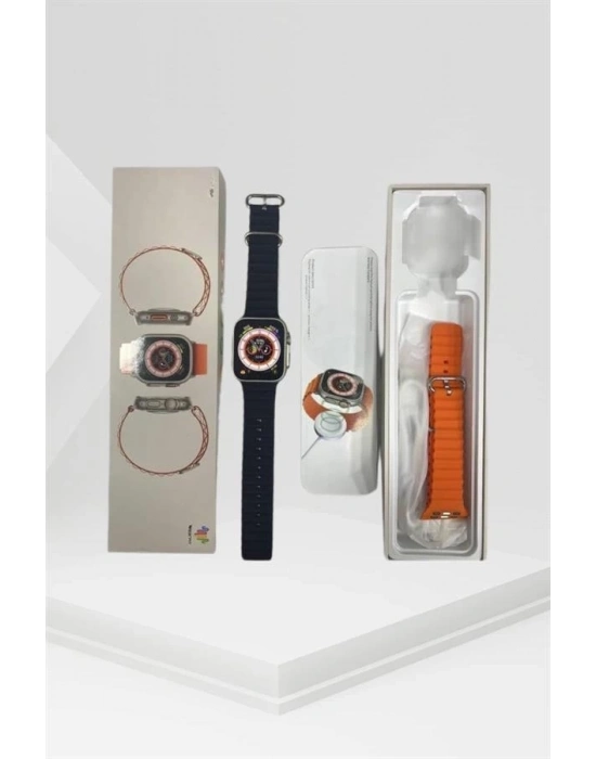 yeni nesil Akıllı Saat Android ve İOS Uyumlu 49 MM NFC Özelliği GPS Takibi