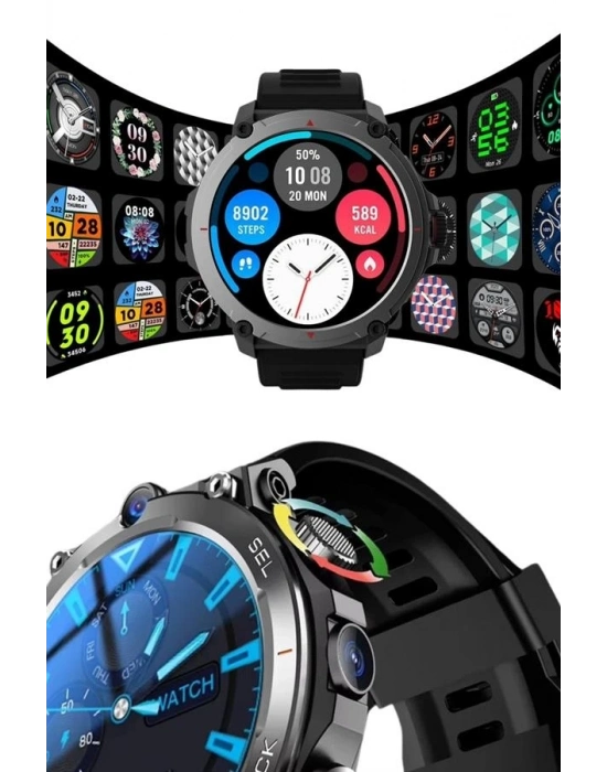 ® Yeni Nesil Akıllı Saat Arama Cevaplayan Uzun Pil Ömrü Müzik Dinleme