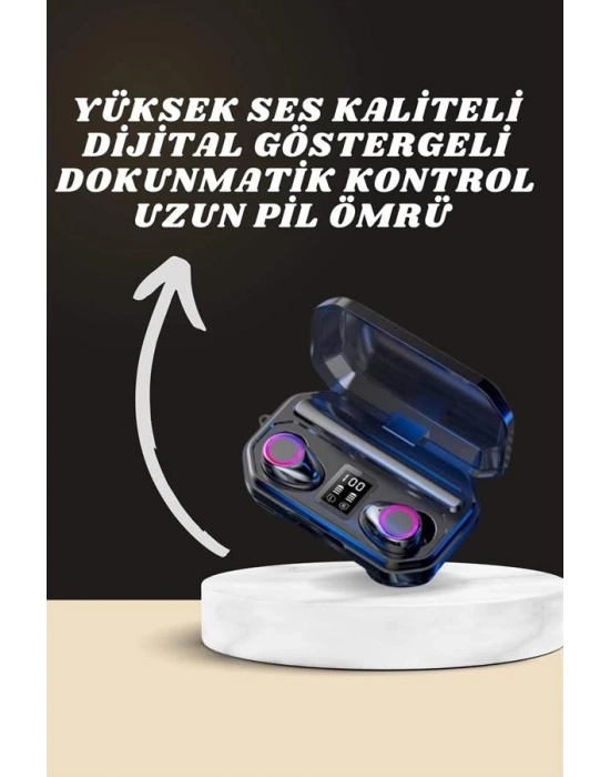 ® Yeni Nesil Akıllı Saat ve Bluetooth Kulaklık Kampanyası Dijital Göstergeli Powerbankli