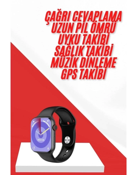 ® Yeni Nesil Akıllı Saat Ve Kulaklık Seti Gümüş Kasa Zarif Tasarım Çok Fonksiyonlu