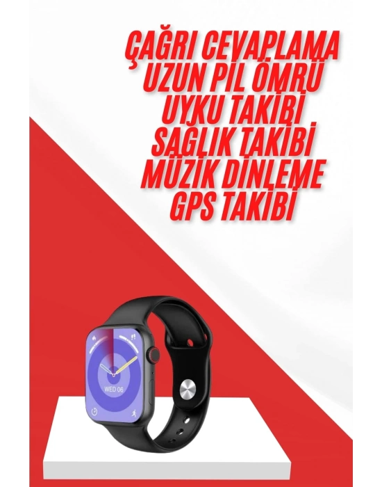 ® Yeni Nesil Akıllı Saat Ve Kulaklık Seti Gümüş Kasa Zarif Tasarım Çok Fonksiyonlu