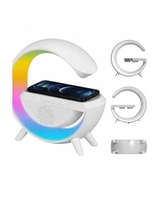 ® Yeni Nesil Bluetooth Hoparlör Speaker 5.0 Taşınabilir G Şeklinde Powerbankli