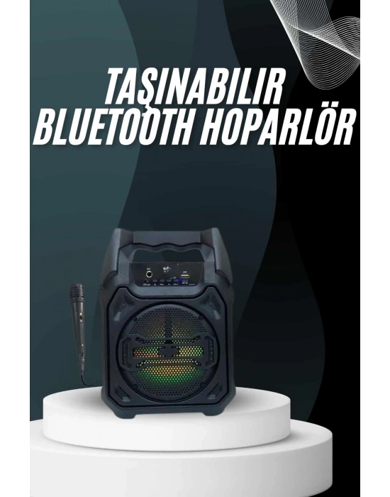 ® Yeni Nesil Bluetooth Hoparlör USB TF Kart Girişli Çoklu Bağlantı