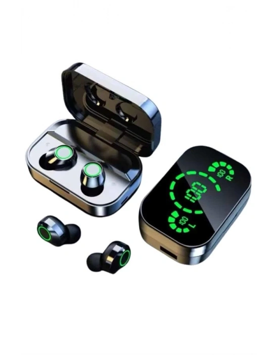 ® Yeni Nesil Bluetooth Kulaklık Çağrı Cevaplayabilen Dijital Göstergeli Powerbankli