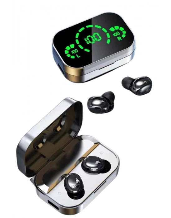 ® Yeni Nesil Bluetooth Kulaklık Çağrı Cevaplayabilen Dijital Göstergeli Powerbankli