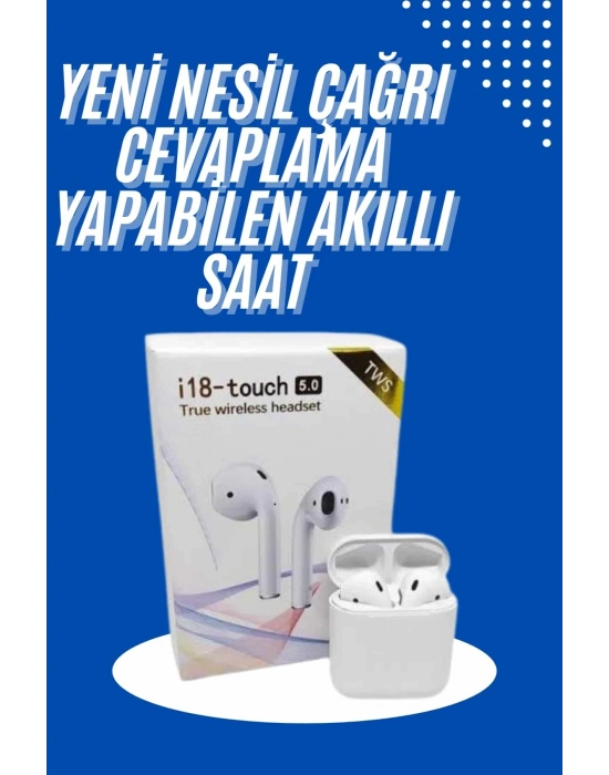 ® Yeni Nesil Çift Mikrofonlu Dokunmatik Kablosuz Bluetooth Kulaklık