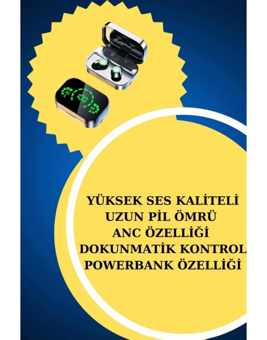 ® Yeni Nesil Kaliteli Akıllı Saat ve Kablosuz Bluetooth Kulaklık  Yüksek Ses Kaliteli