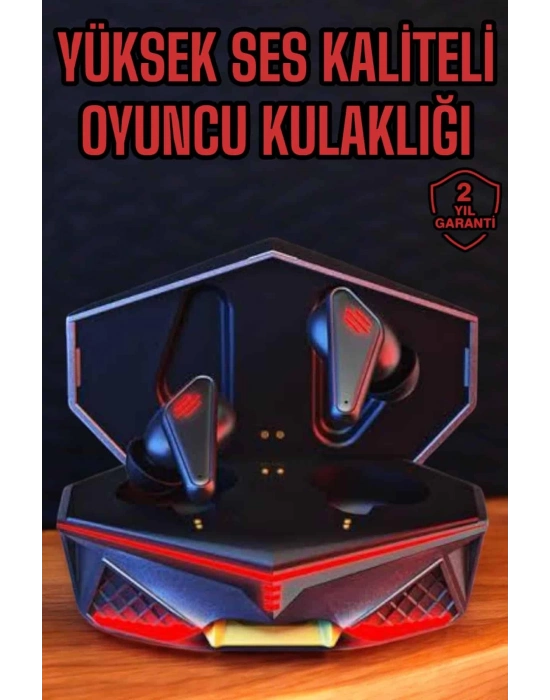 ® Yeni Nesil Oyuncu Kulaklığı Gürültü Önleyici Uzun Pil Ömrü Bluetooth Bağlantılı