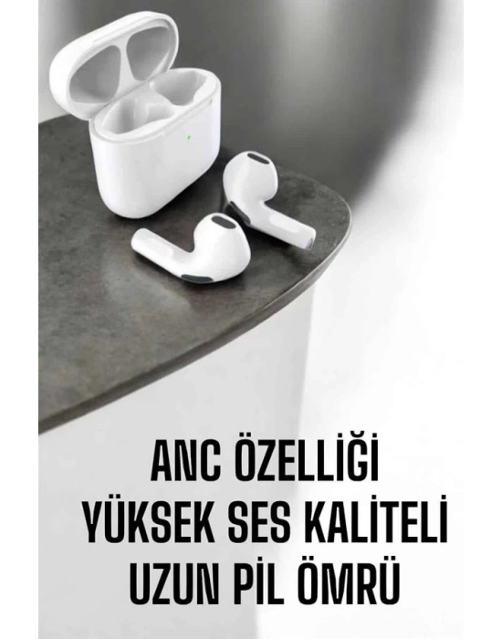® Yeni Nesil Pro Bluetooth Kulaklık Uzun Pil Ömrü Beyaz