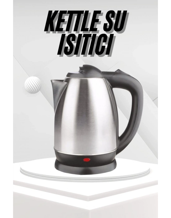 ® Yeni Nesil Saplı Uzun Ömürlü Paslanmaz Çelik Su Isıtıcı Kettle