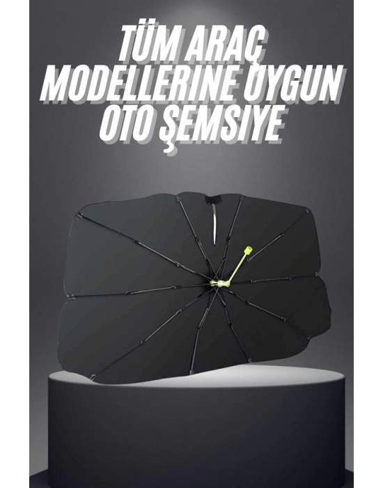 ® Yeni Nesil Tüm Araç Modellerine Uygun Oto Şemsiye Katlanabilir UV Işınlarına Karşı