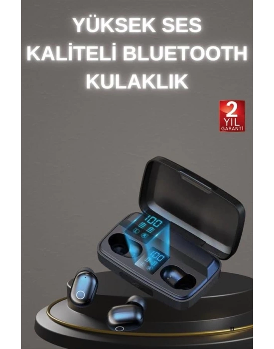 ® Yeni Nesil TWS Kablosuz Kulaklık Güçlü Batarya Yüksek Kalite Bluetooth 5.0 ANC Özelliği