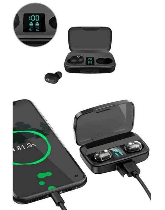 ® Yeni Nesil TWS Kablosuz Kulaklık Güçlü Batarya Yüksek Kalite Bluetooth 5.0 ANC Özelliği