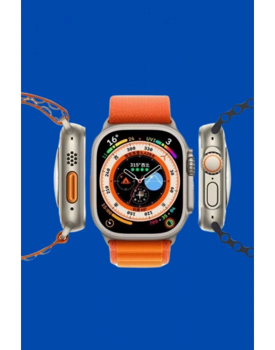 ® Yeni Nesil Ultra Akıllı Saat Adımsayar Uyku Takibi Nabız Sensörü