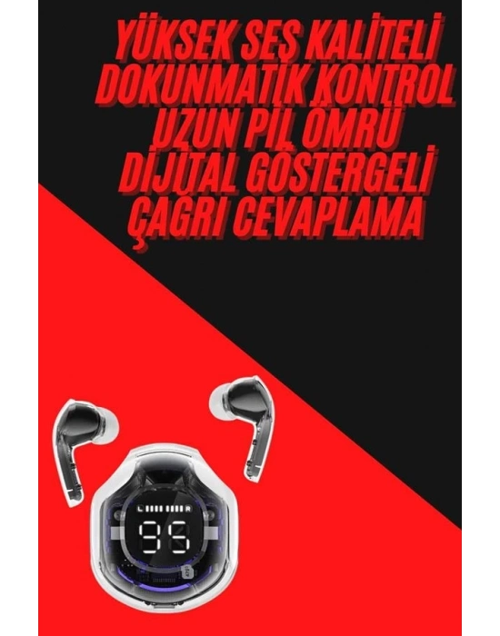 ® Yeni Nesil Ultrapods Pro Bluetooth Kulaklık Extra Bass Yüksek Mikrofon Kalitesi