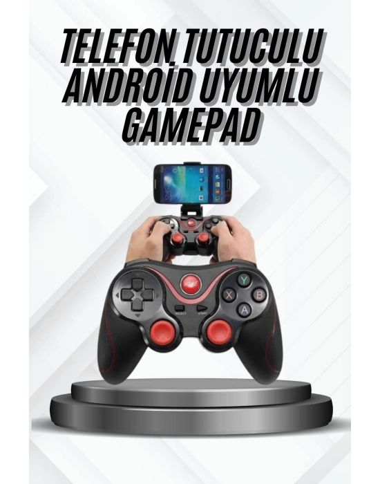 ® Yeni Nesil X3 Gamepad Android Uyumlu Telefon Tutucu Özellikli Joystick