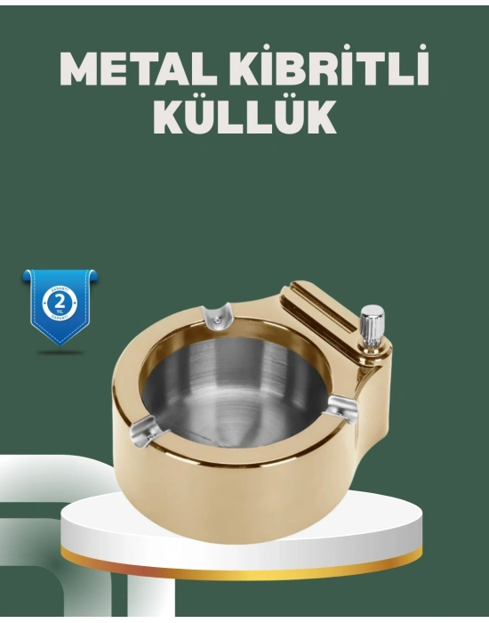 Yeniden Doldurulabilir Çakmaklı Küllük Dayanıklı Yapı