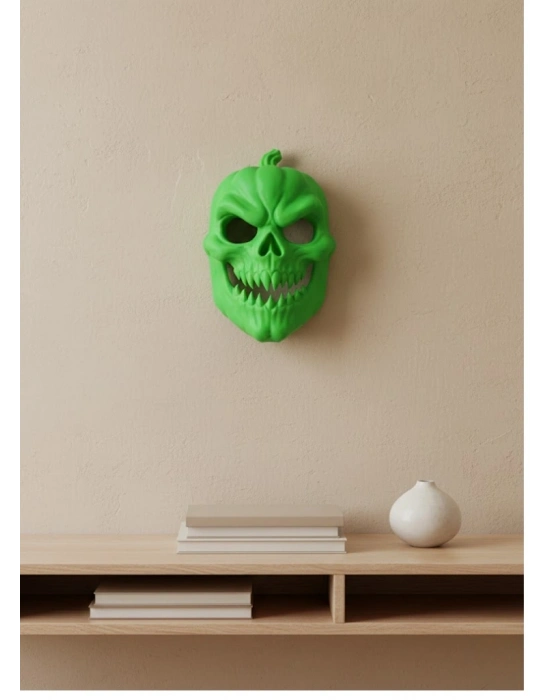 ® Yeşil Dekoratif Korku Maskesi Duvar Süsü